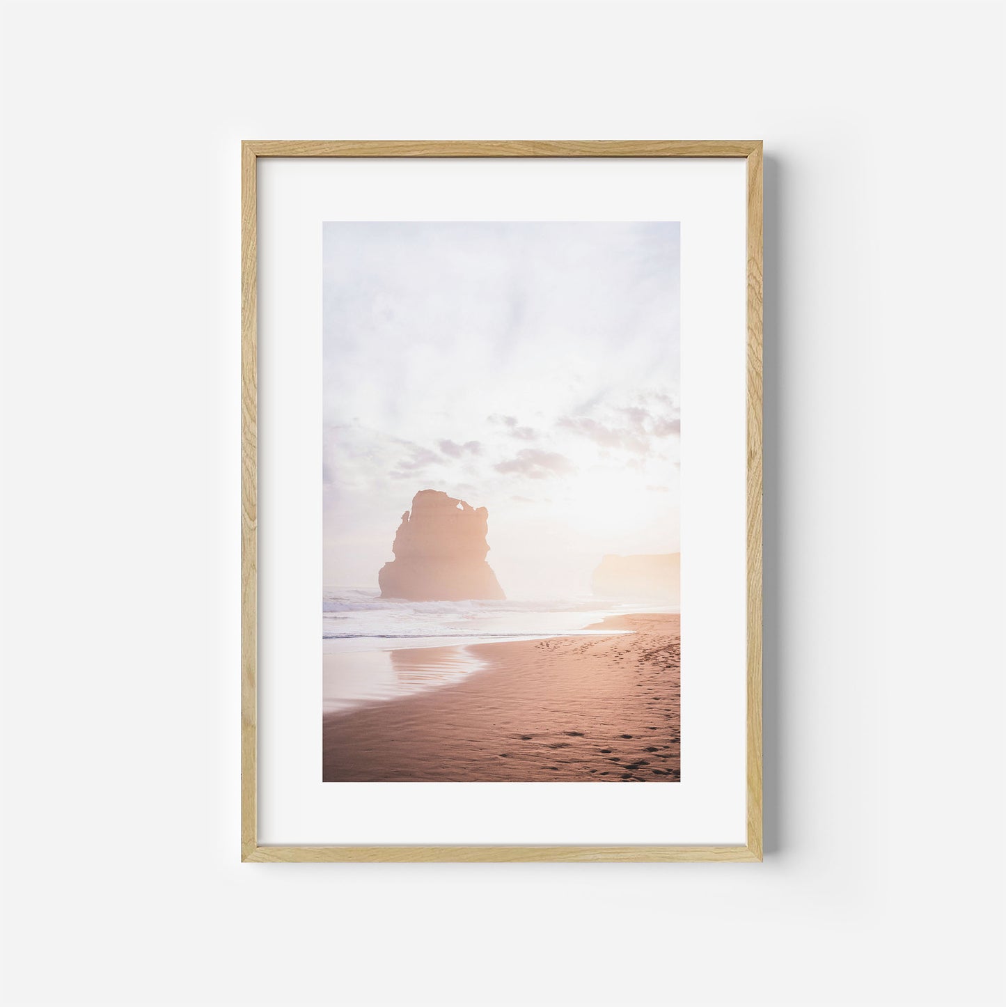 Lone Apostle - Great Ocean Road Art Print Wooden Frame