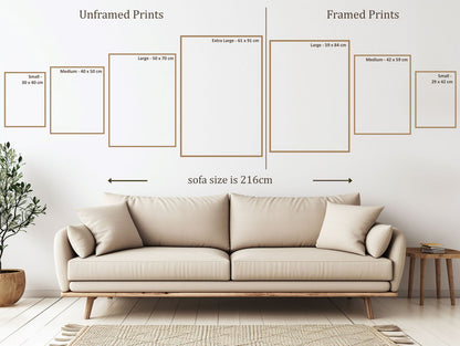 Visual Wall Art Print Size Guide