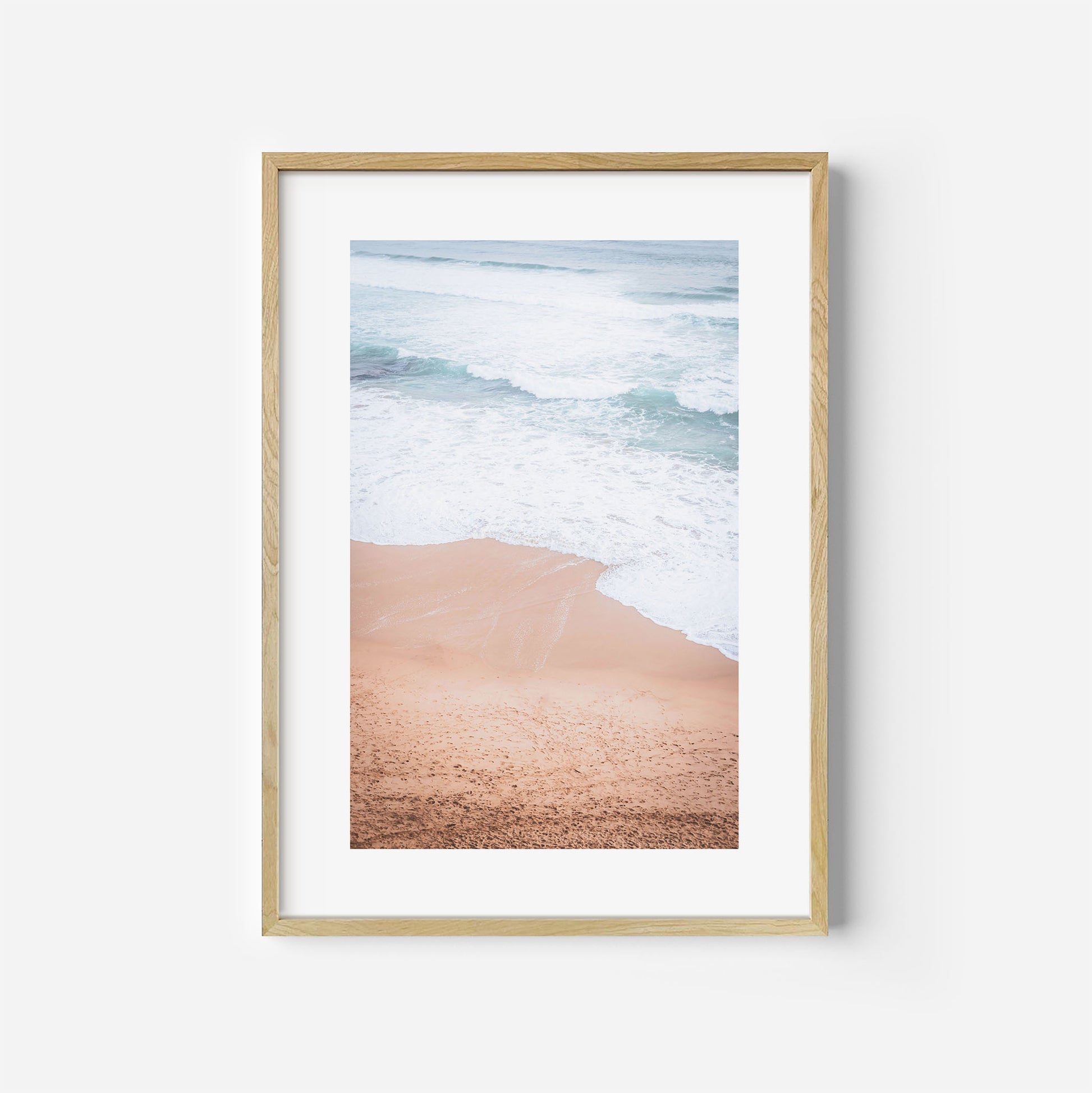 Great Ocean Rd Beaches Art Print Wooden Frame