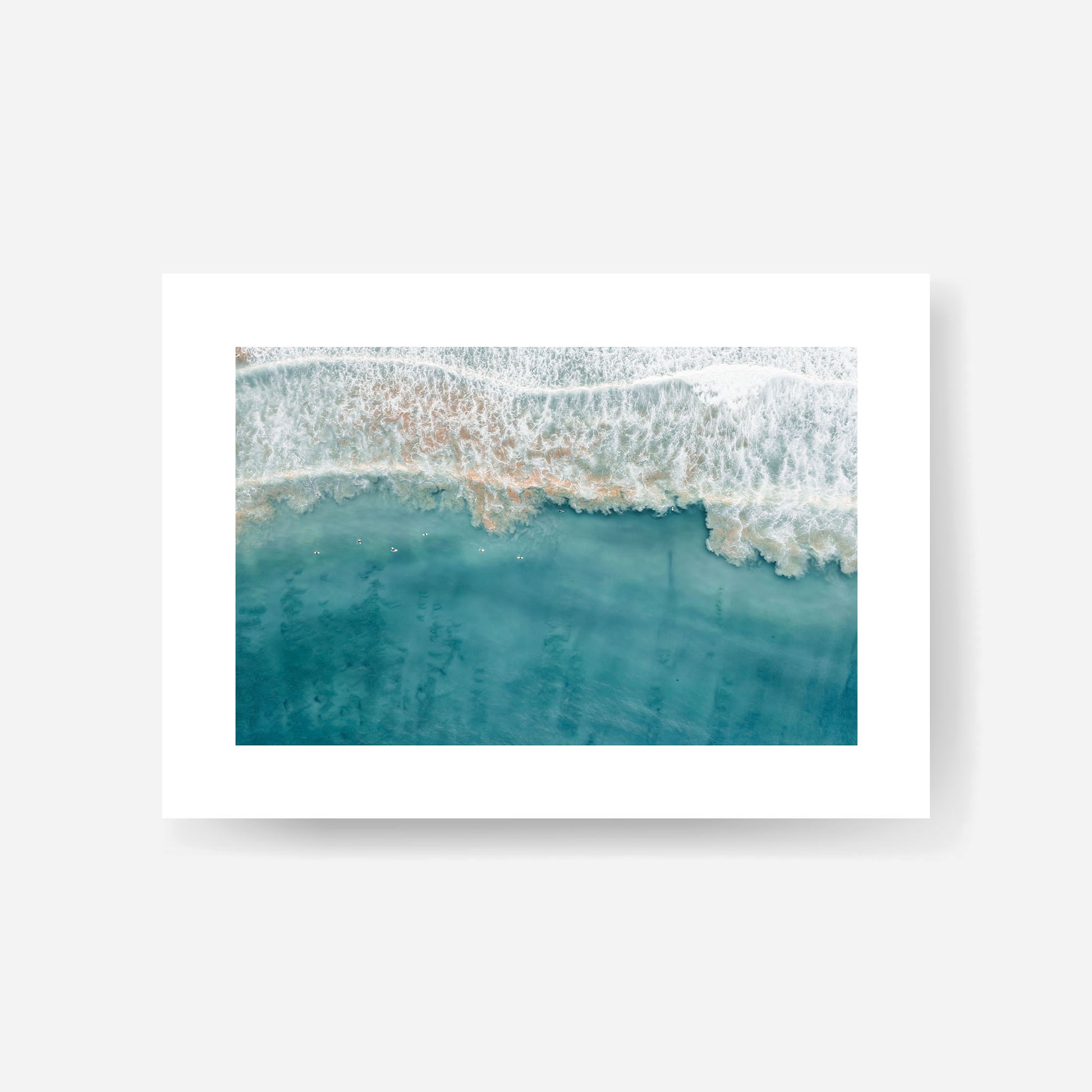 Narrabeen Deep Blue Swells Art Print Unframed Horizontal