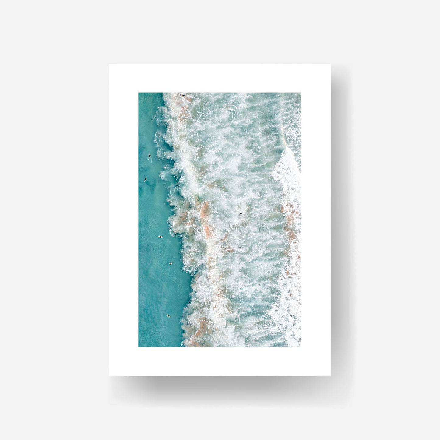 Northern Beaches Swell Art Print Unframed Vertical