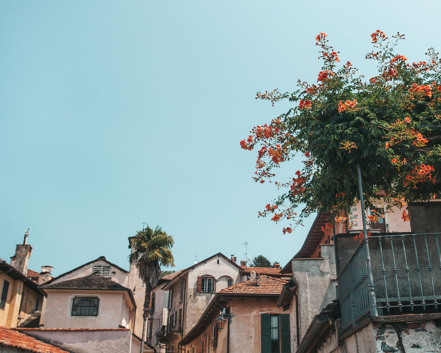 Orta San Guilio - Rosy Summer Sky Art Print Thumbnail