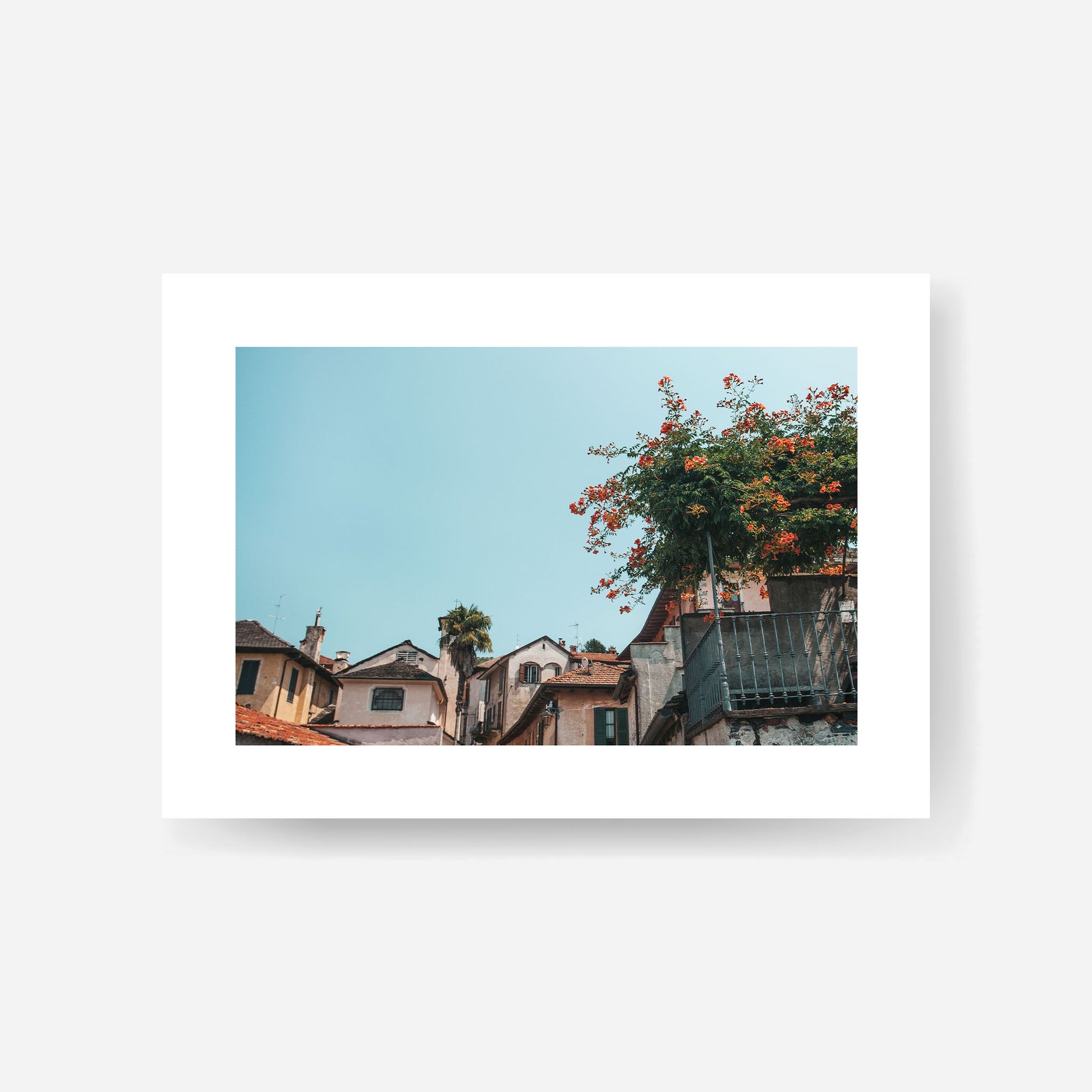 Orta San Guilio - Rosy Summer Sky Art Print Unframed