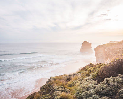 Sunset on the Great Ocean Road Art Print Thumbnail