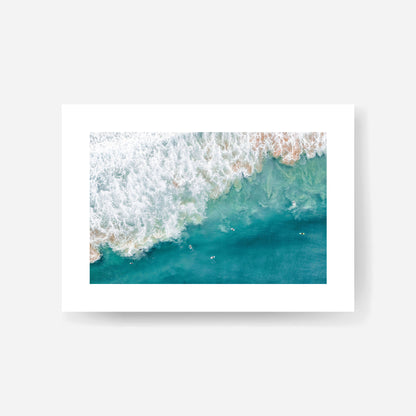 Dee Why Surf Art Print Unframed Horizontal