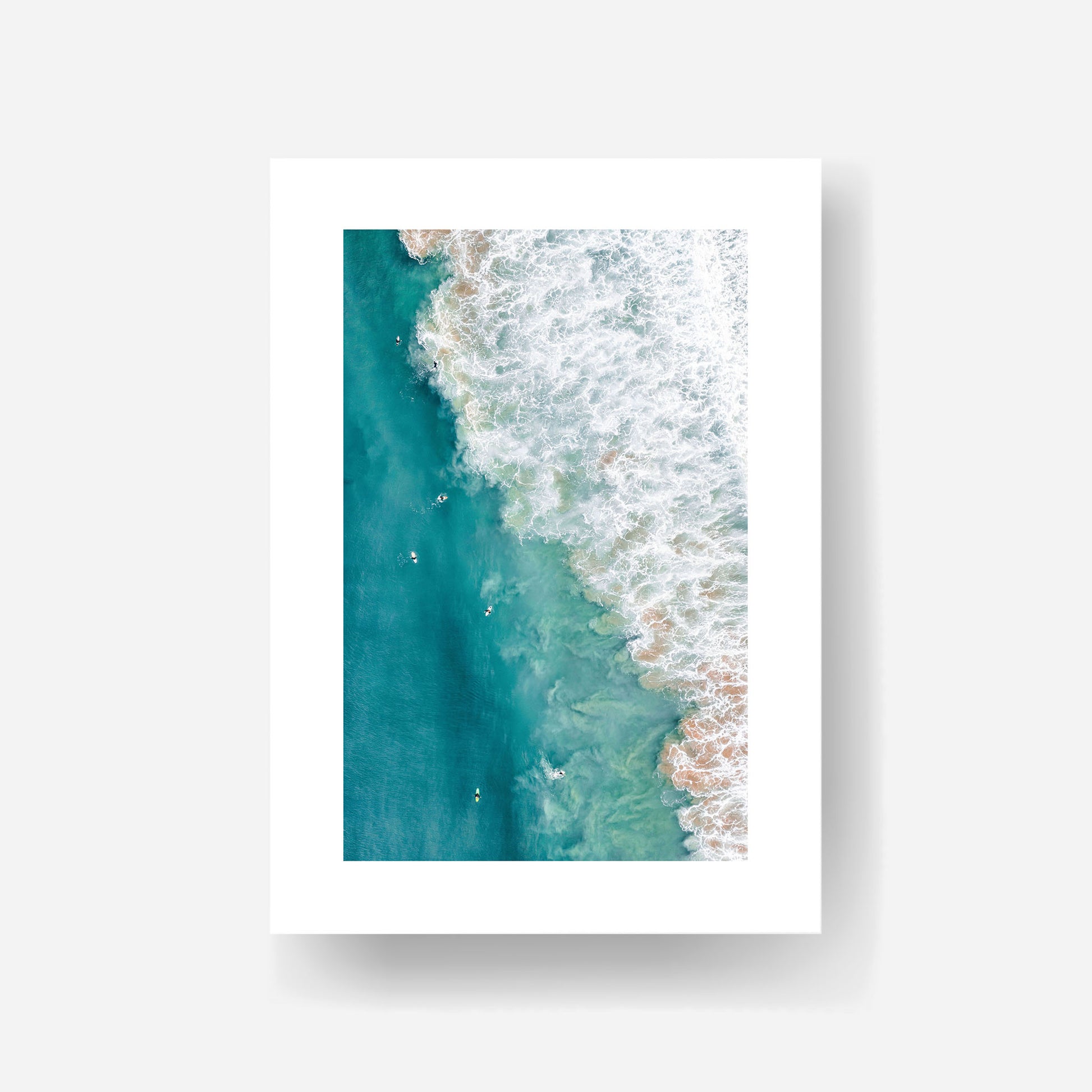 Dee Why Surf Art Print Unframed Vertical