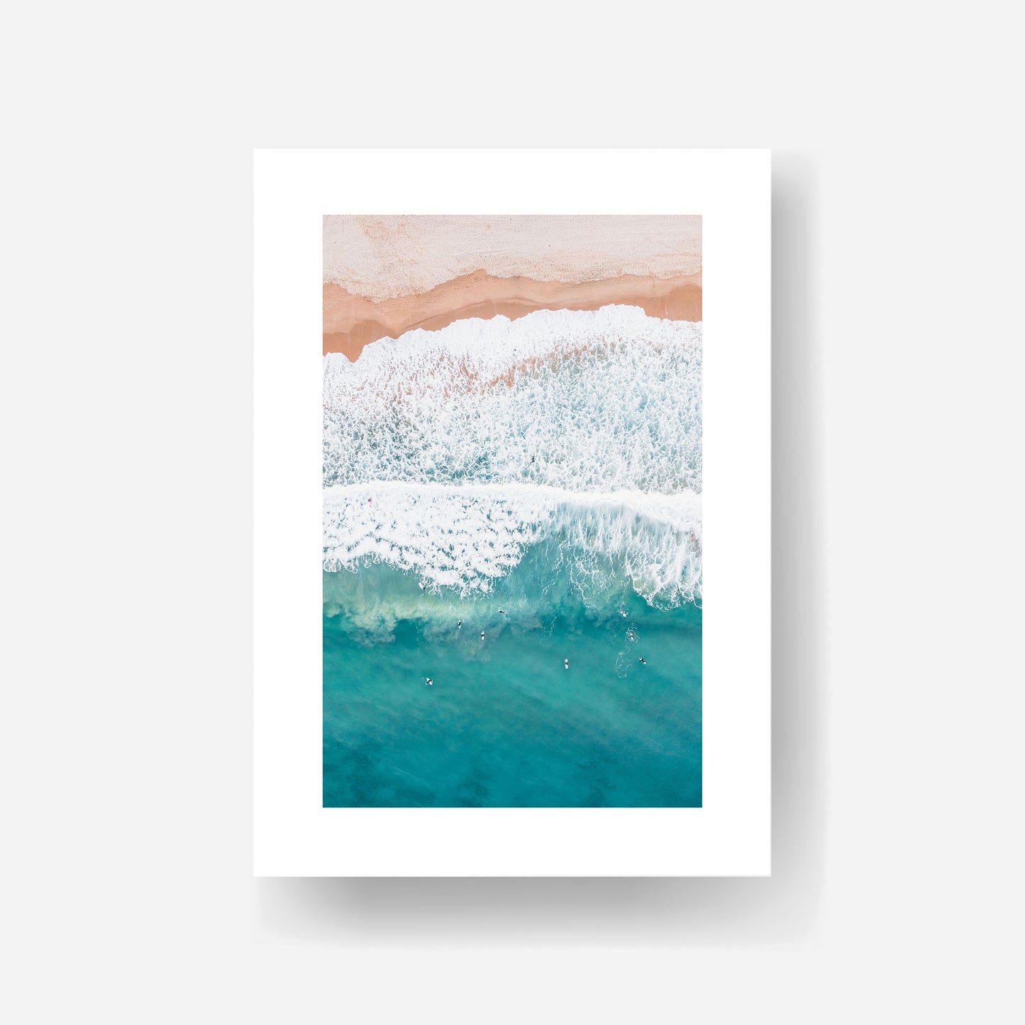 Embrace The Waves Art Print Unframed