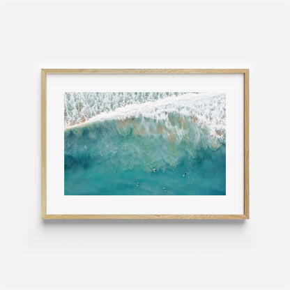 Sydney's Deep Swells Art Print Wodden Frame Horizontal